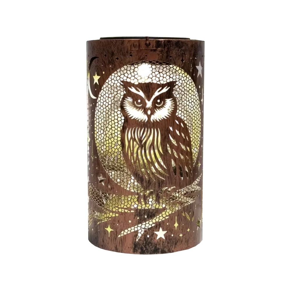 Drip Depot Solar Owl Lantern