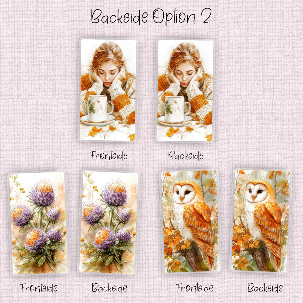 Sweet Autumn Colour Planner Bookmark