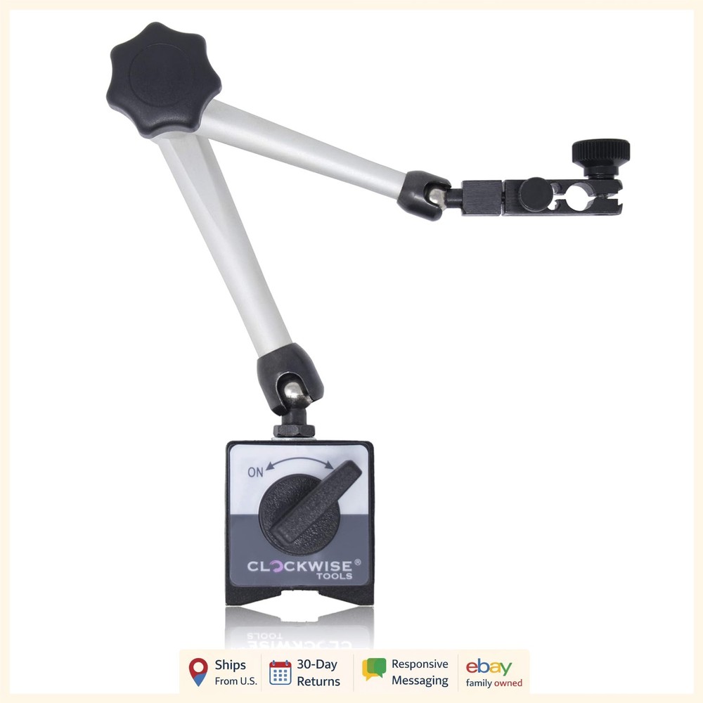 Magnetic Indicator Stand with High Pull Force, Adjustable for Accurate Readings