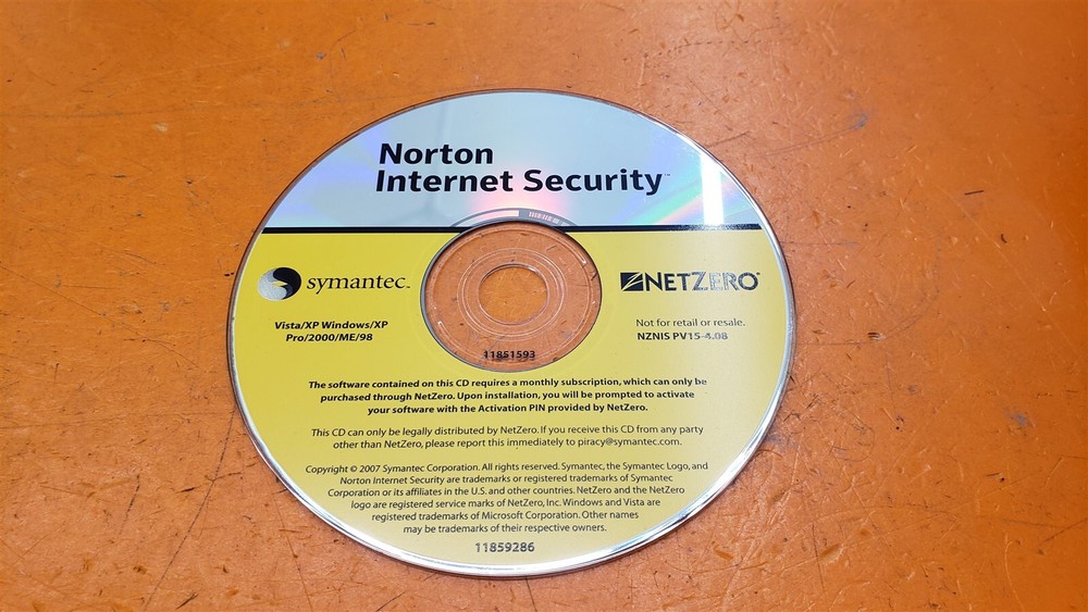 ⭐️⭐️⭐️⭐️⭐️ Symantec Norton Internet Security 2007
