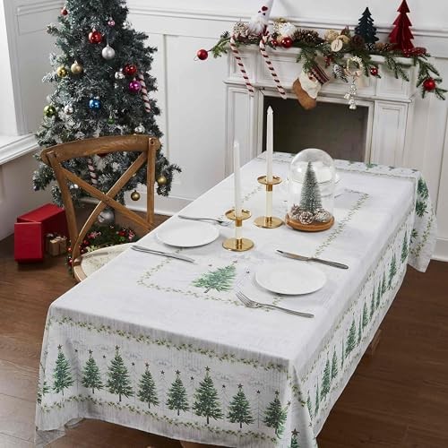 - Tablecloth, Tabletop Accessories, Christmas 84" x 60" (Rectangular)