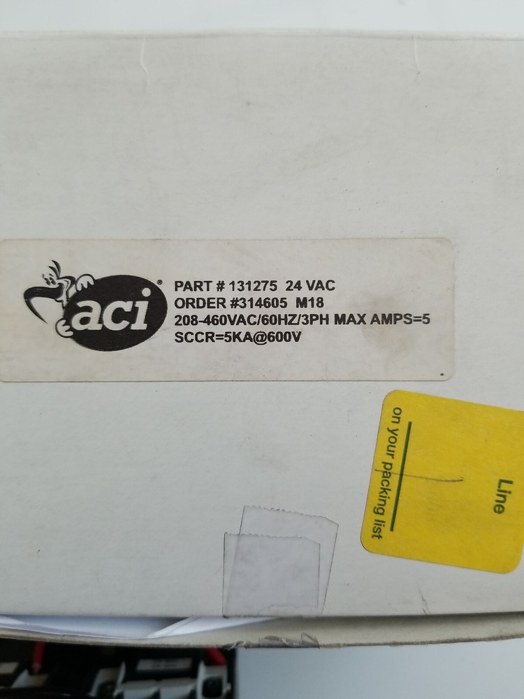 ACI ELECTRICAL CONTROLS Part# 131275