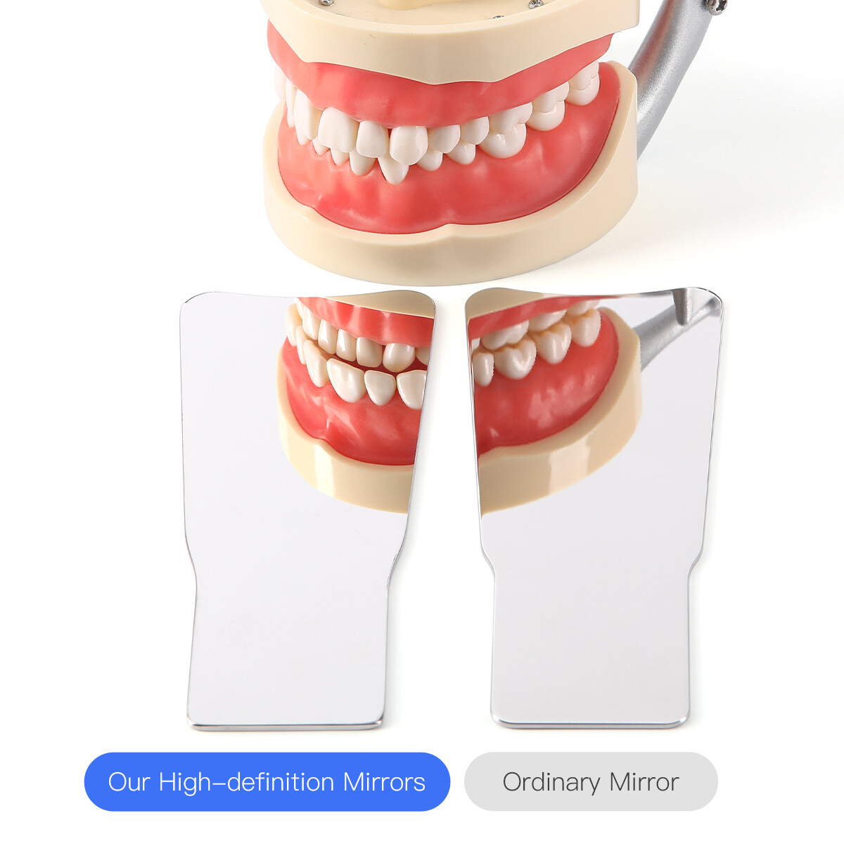 Dental Occlusal Mirror Fog Free LED Intra Oral Photo System Mirror Anti-Fog 4K