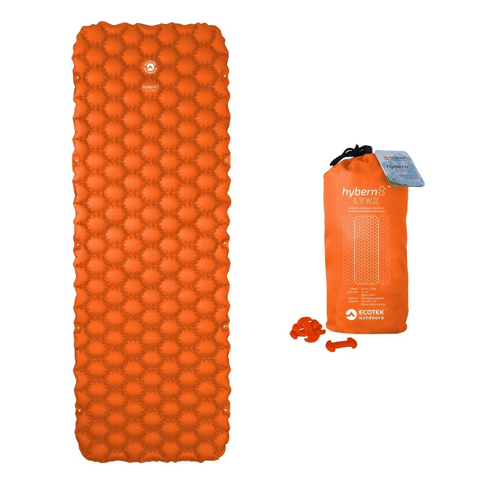 ECOTEK Outdoors Hybern8 Lynx - Linkable, Oversized Sleeping Pad - Innovative ...