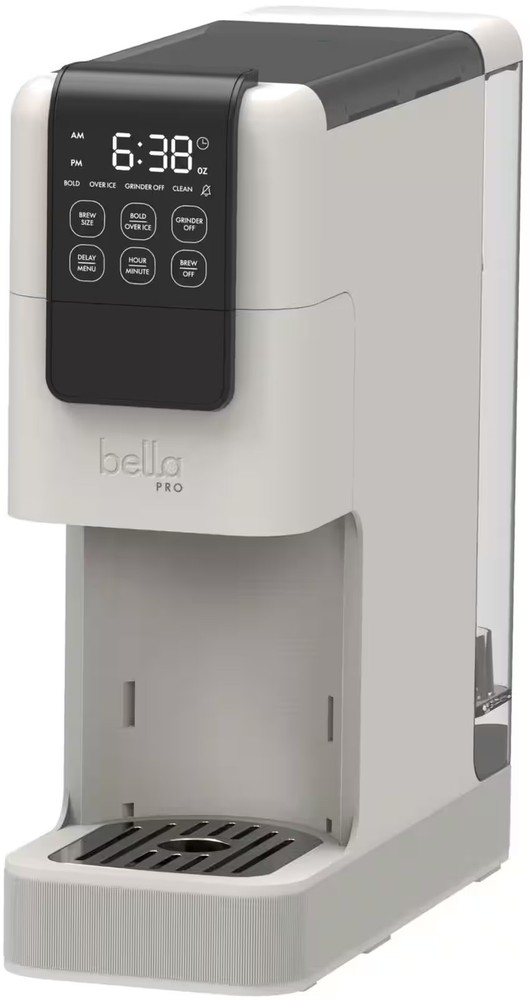 bella PRO - Perfect Grind Programmable Single-Serve Coffee Maker with Integra...