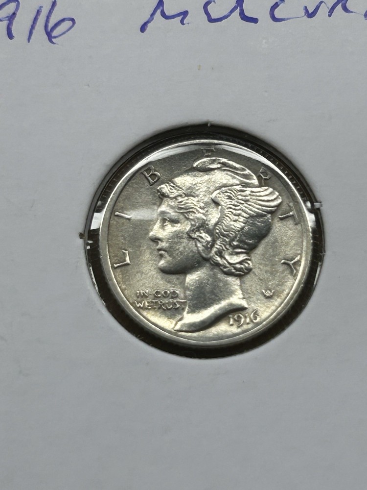 1916   MERCURY DIME  CHOICE BU   FB