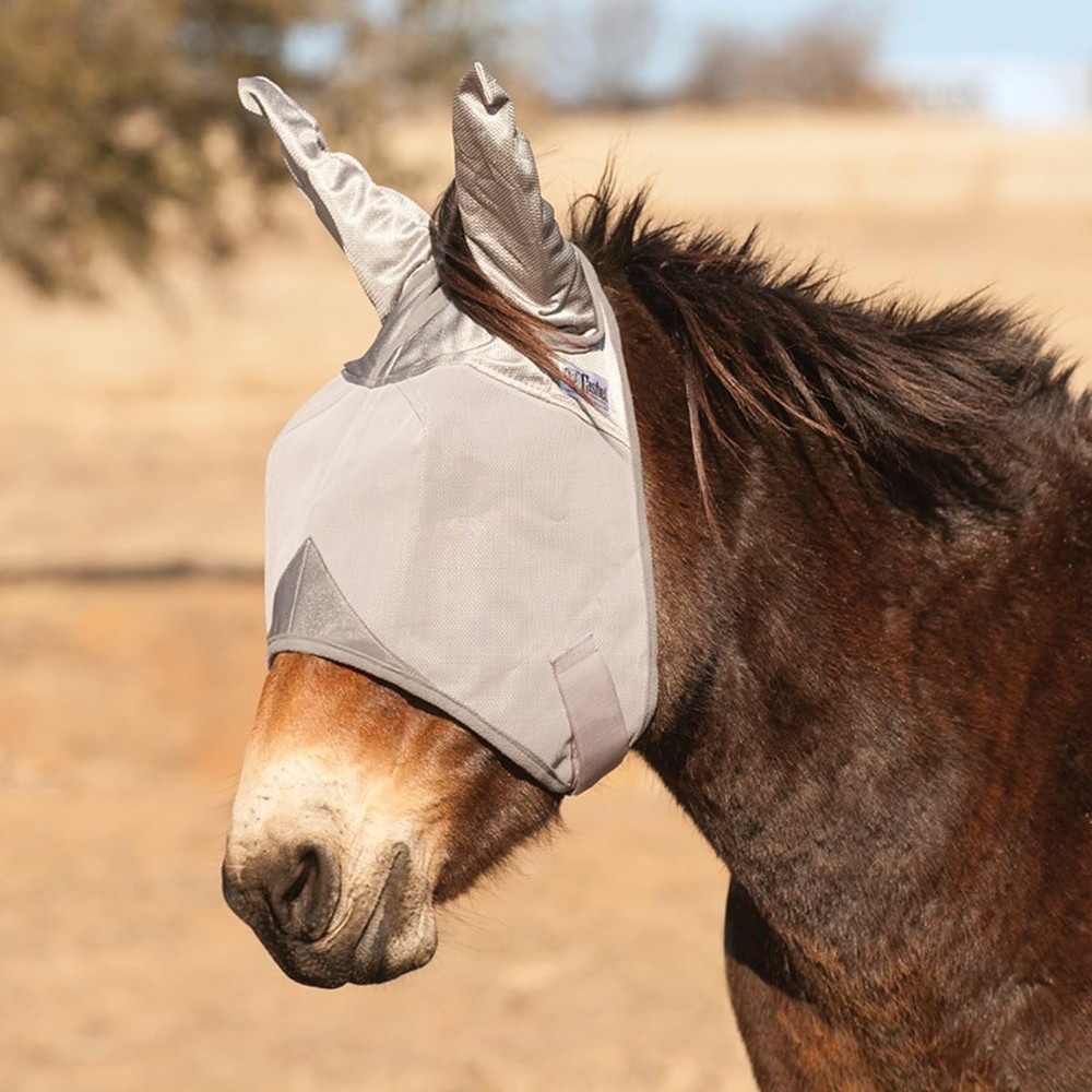 Crusader Mule Fly , Standard with Ears (Grey, Mule Yearling)