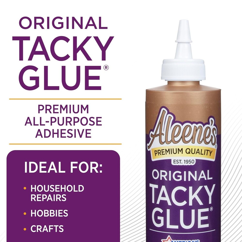 All Purpose Tacky Glue, 8-Ounce, Clear
