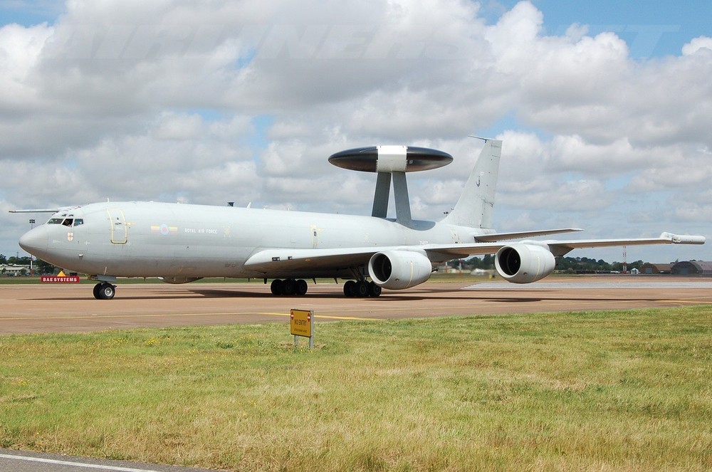 RAF Boeing E-3 Sentry ZH107 Aircraft Fuselage Skin Section
