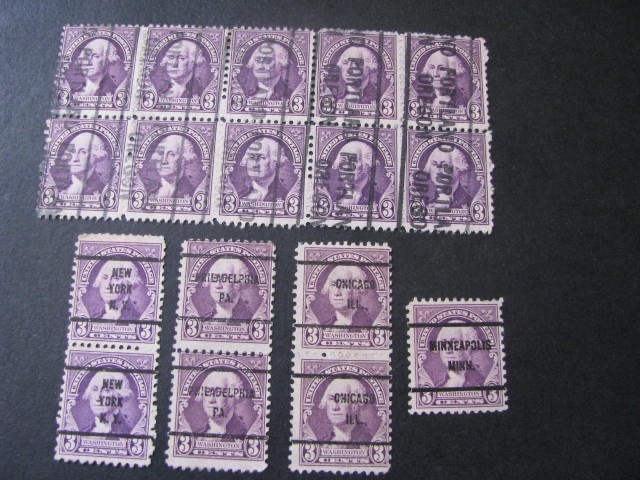 US Stamps Assorted Washington Issues..Free International Shipping!