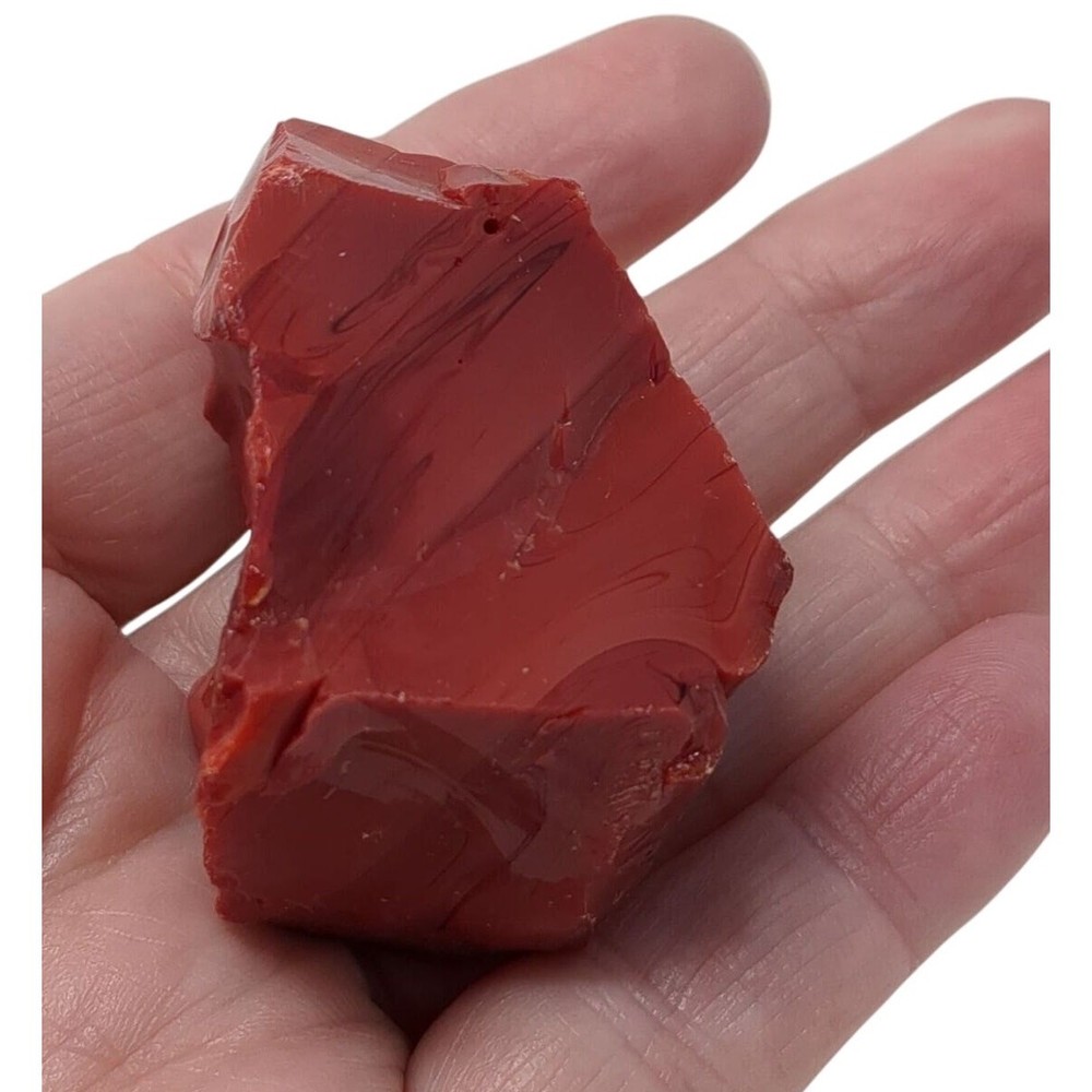 Ruby Red Cranberry Art Glass Cullet Slag #5M74