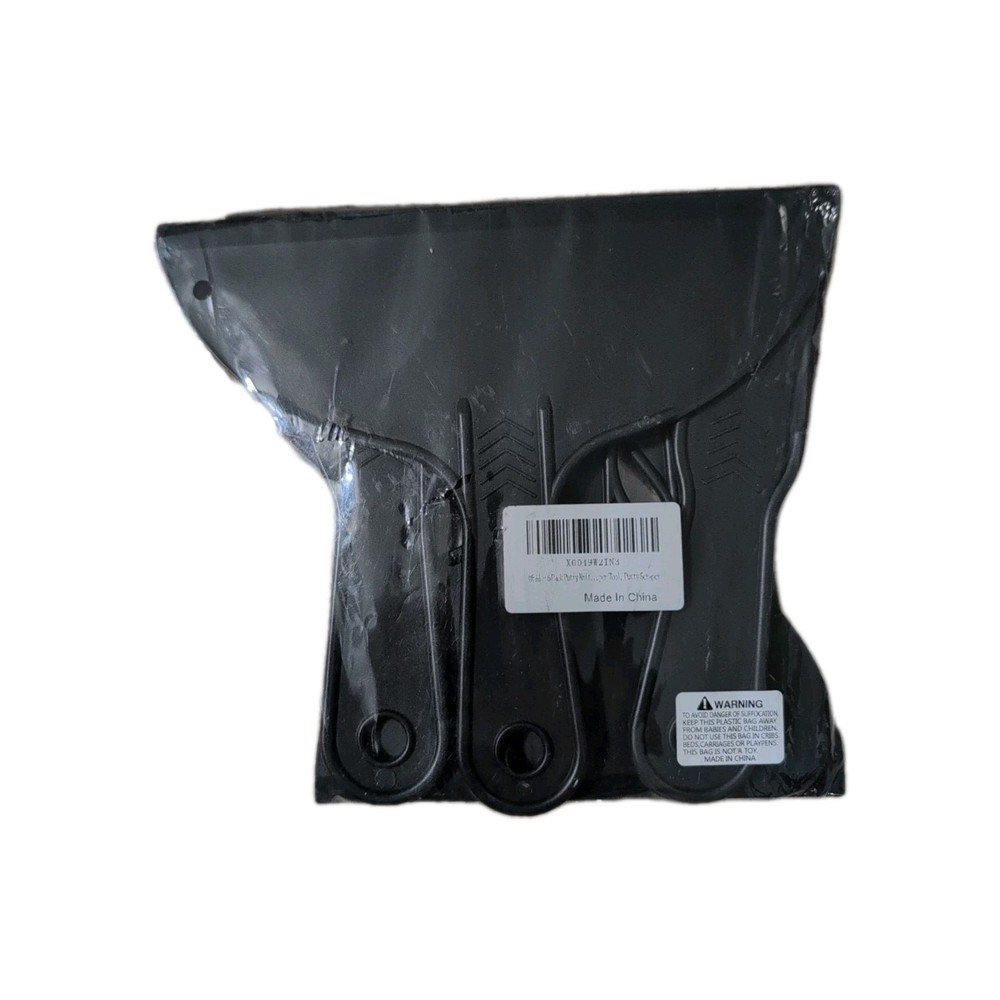 5 Piece Plastic Putty Knife Set