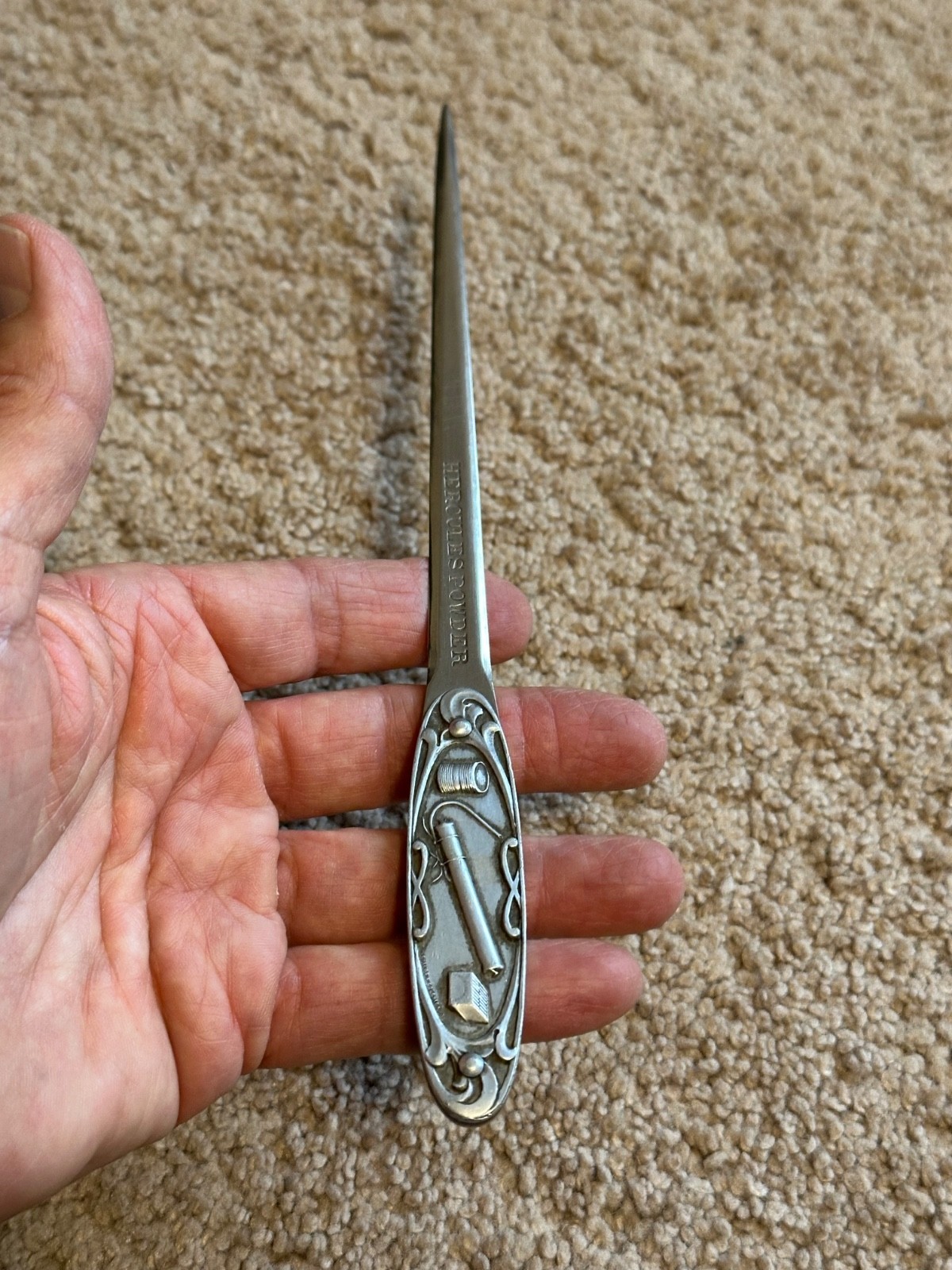 Hercules Powder DuPont antique mining advertising letter opener