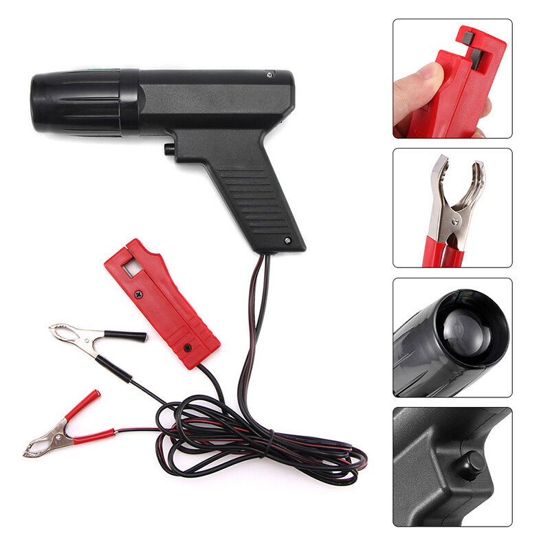 Petrol Engine Ignition Timing Gun Detector Xenon Light Inductive Strobe Tester