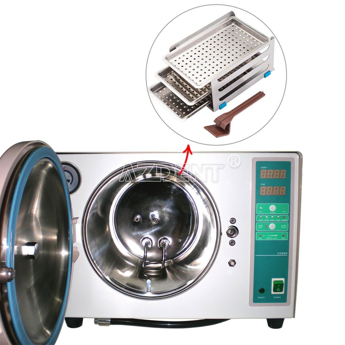 18L /22L Class B Dental Autoclave Steam Sterilizer With Drying Built-in Printer