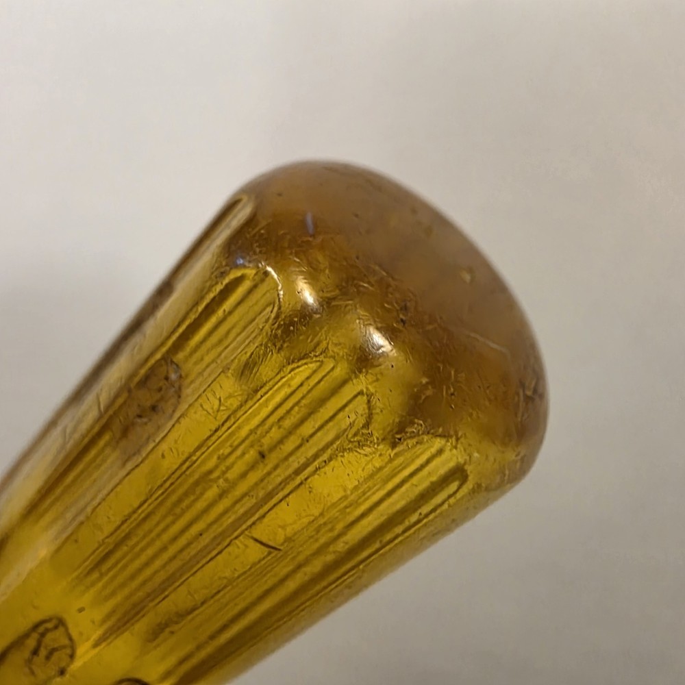 Stanley Flat Slotted Screwdriver USA Small Yellow