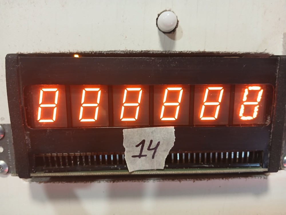Bally Pinball 6 Digit Numeric Display Working 👀SEE VIDEO & DESCRIPTION👀
