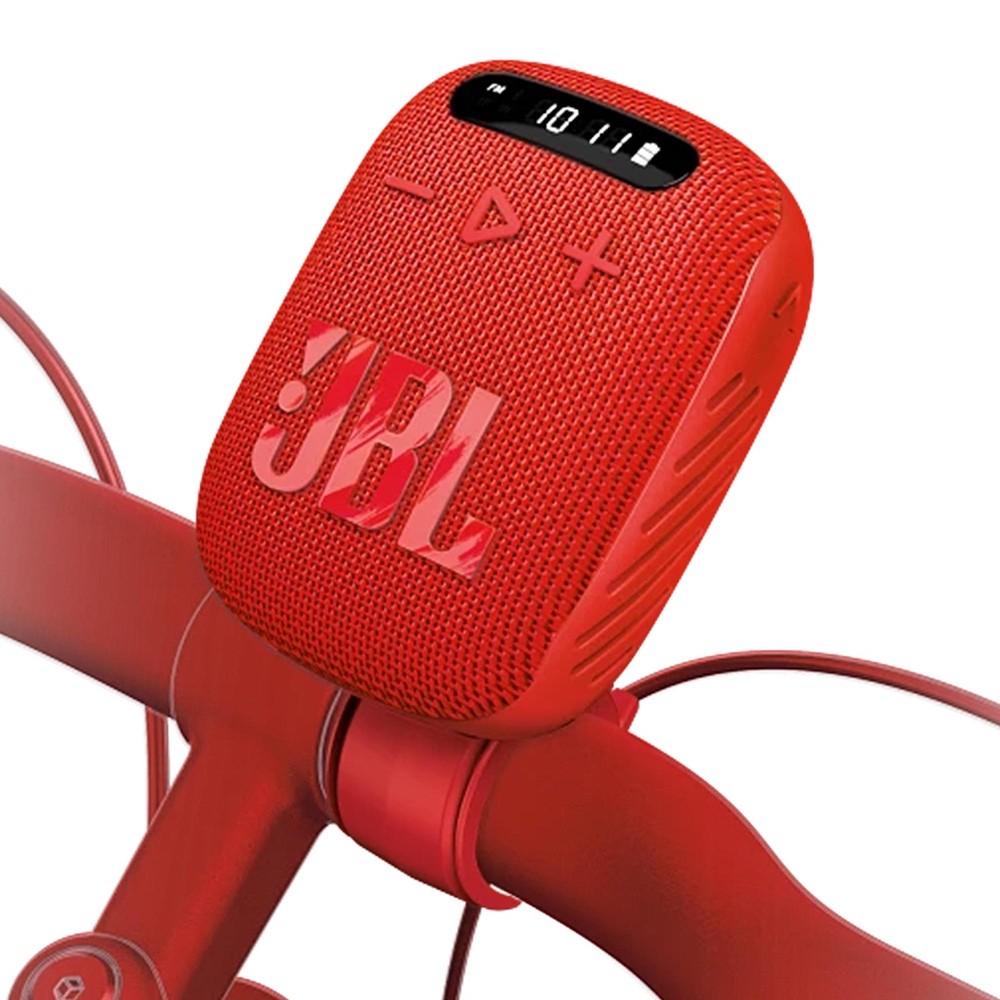 JBL WIND3RED FM Bluetooth handlebar speaker - RED - Used, Open Box