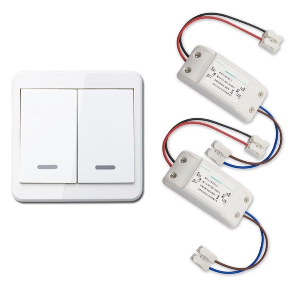 433MHz White Wireless Remote Control Light Switch Controller Accessories