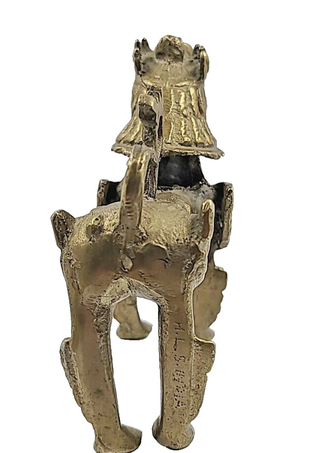 Brass Dragon Guardian Sculpture