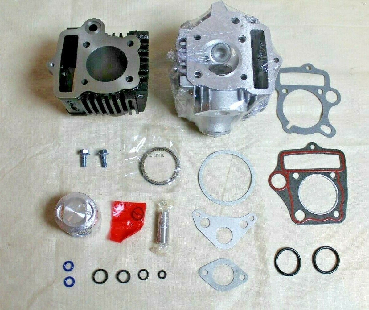 New Honda CRF70 Engine Top End Rebuild Kit Cylinder Head Piston For 2004-2012