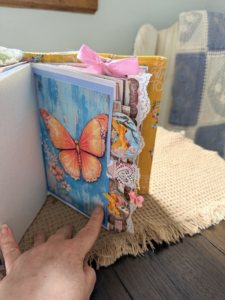 “Spring Sunshine”-Handmade Junk Journal