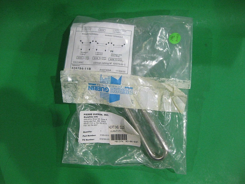 Pierre Guerin Biolafitte Heating Element -- 3165-0010 -- New