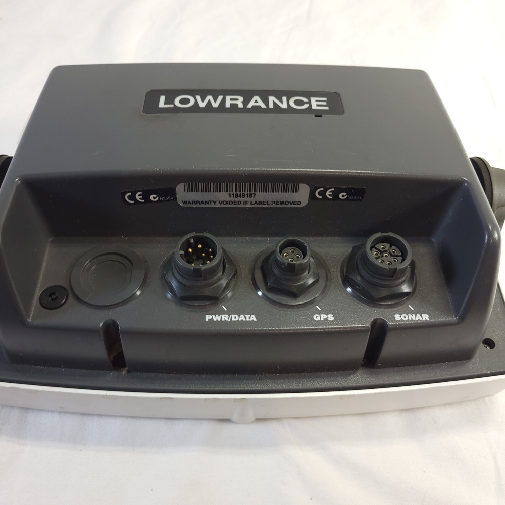 Lowrance LCX-15 MT Fishfinder + Navigation Chartplotter Head Unit Untested As Is