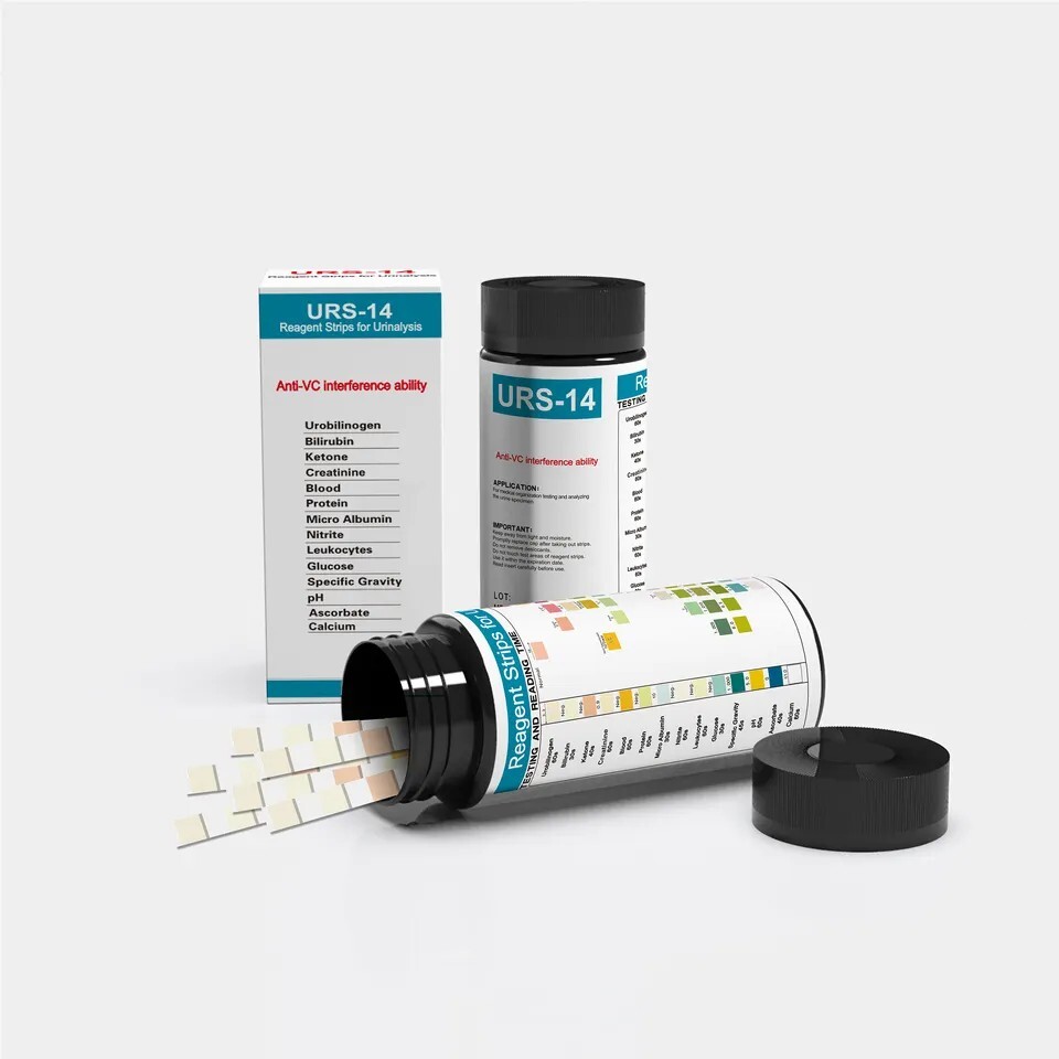 100Pcs Protein Urinalysis 14Parameter Urine PH Test Strips Convenient Quickly