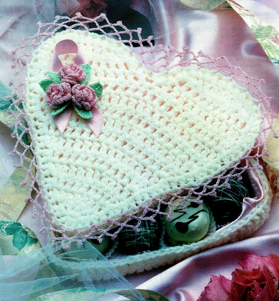 VALENTINE Floral Gift Box/Decor/Crochet Pattern INSTRUCTIONS ONLY