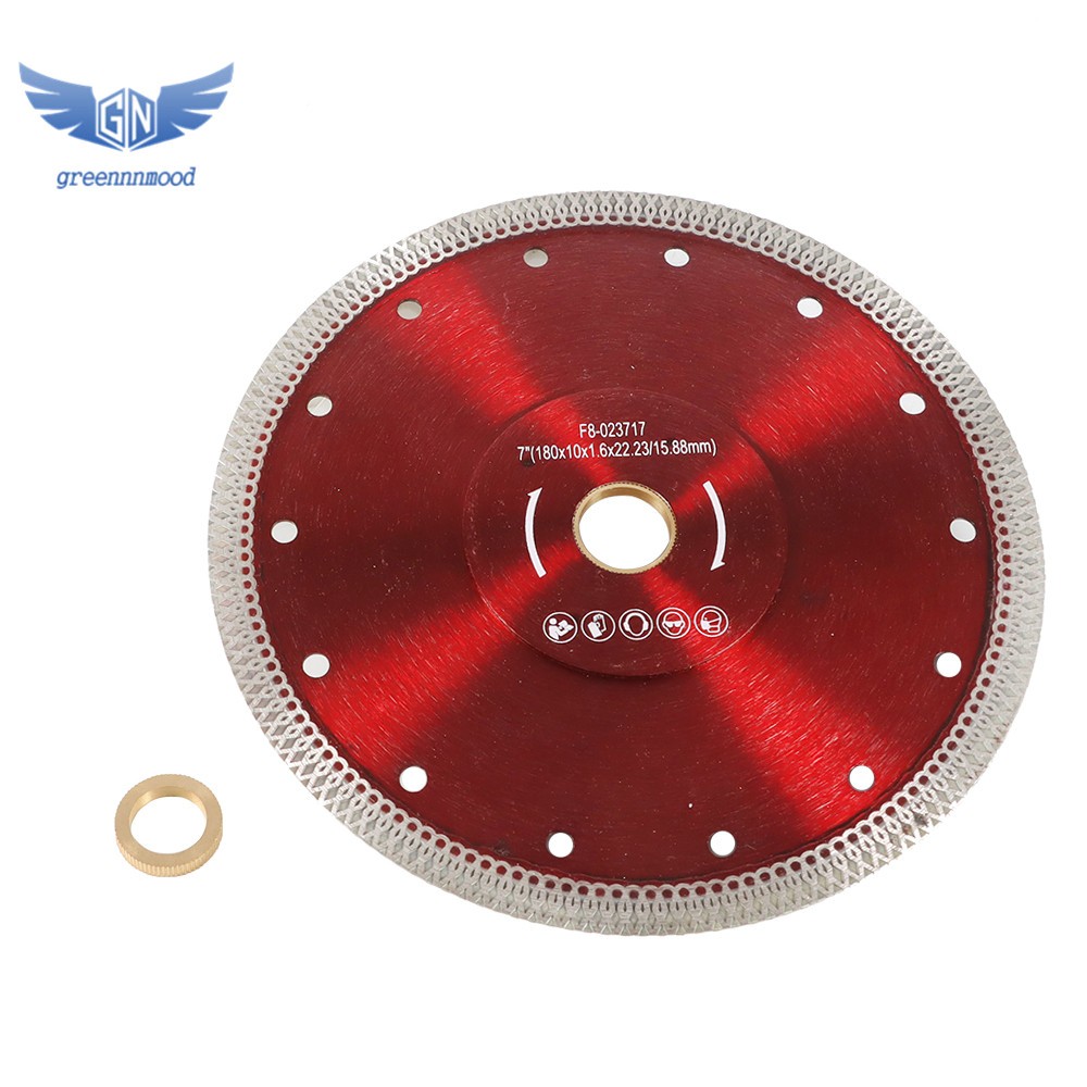 2Pcs 7 inch Super Thin Diamond Porcelain Cutting Blade Tile Blade Multi-Purpose