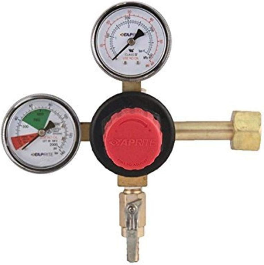 T742HP Primary Double Gauge CO2 Regulator, Brass