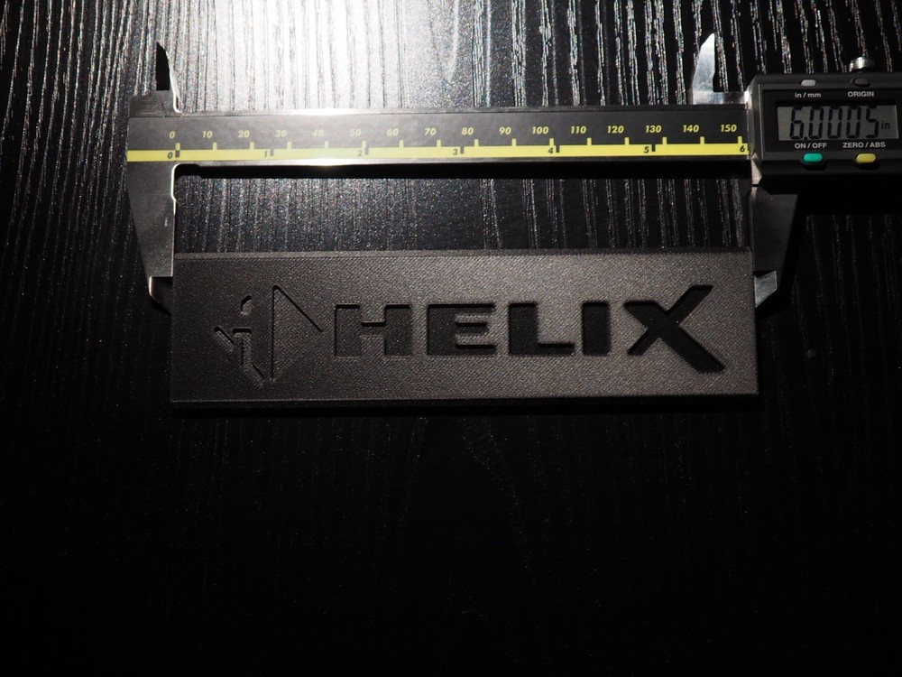 Helix DSP Plaque 6” (no screw hole version)