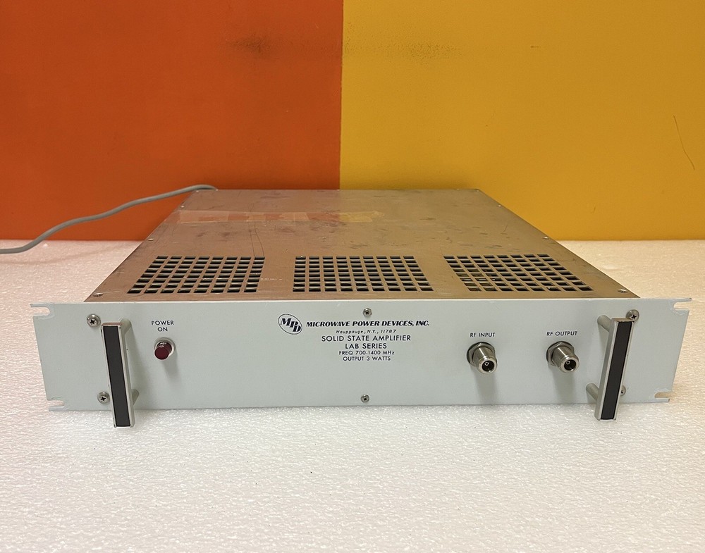 Microwave Power Devices MPD LAB 1-714-3E 700-1400MHz, 3W, Solid State Amplifier