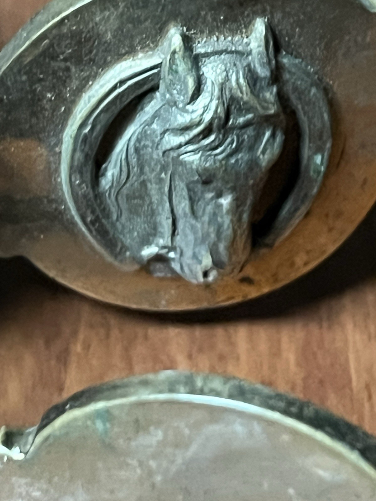 BUERMANN HERCULES BRONZE SPURS Horse Head