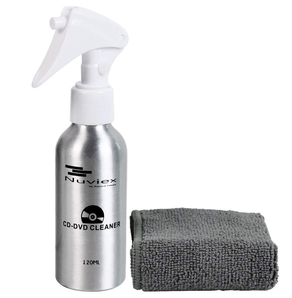 CD DVD Cleaner Solution Spray Fluid - Premium Compact disc Cleaning Kit with...