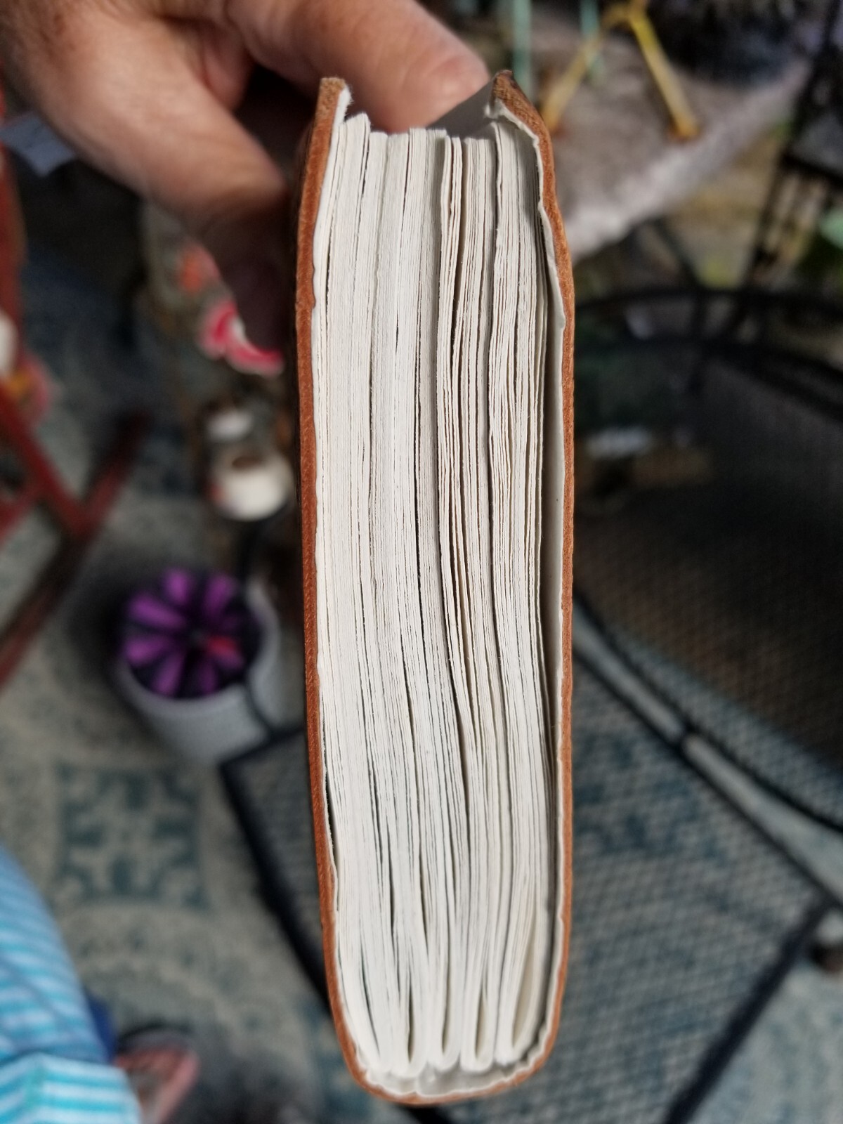 Chakra Leather Journal Notebook Handcrafted Etched Design With Stone Blank Diary