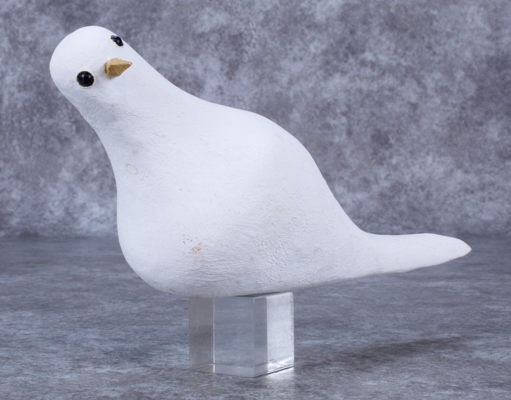 Vintage Jerry Ortega Painted White Bird 2003