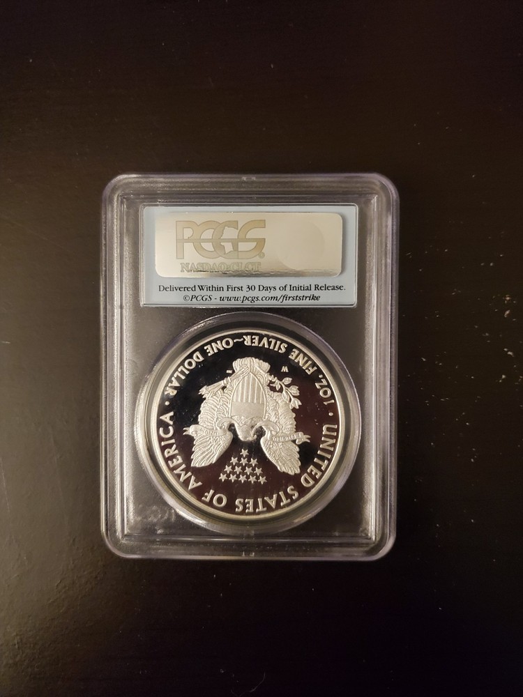 2011-W West Point 1 Oz American Silver Eagle Proof PCGS PR70 First Strike