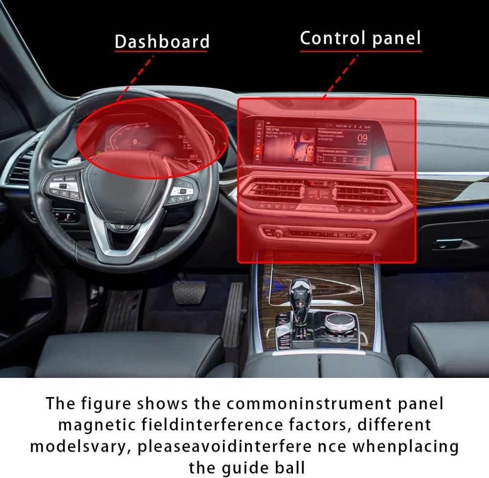 Compact ABS Car Compass Ball - Reliable Navigation for Vehicles and Beyond