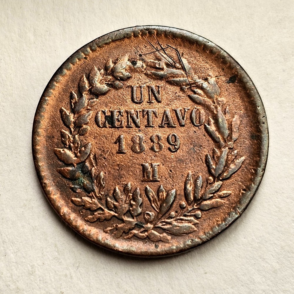 Un Centavos Mexico 1889