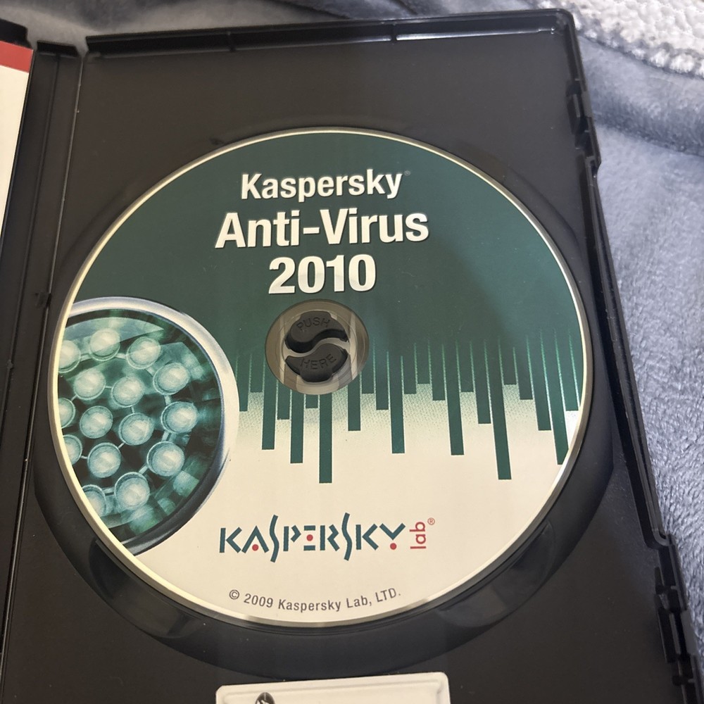 KASPERSKEY Lab Anti-Virus 2010 Protection PC Computer Security Software & Code