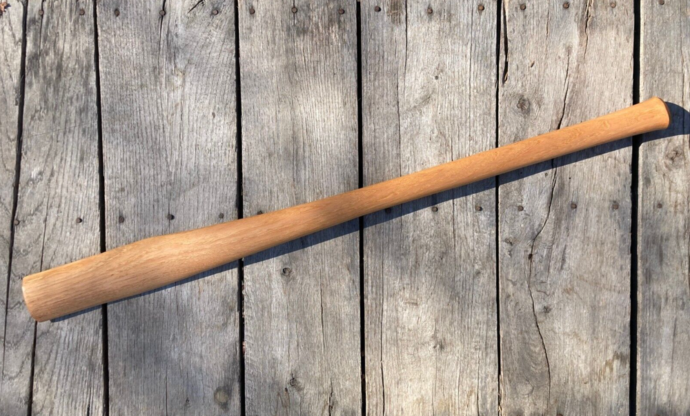 36" Amish Made Old Time Offset Broad Axe Handle USA Hickory