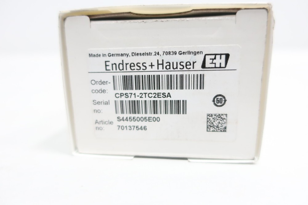 Endress Hauser CPS71-2TC2ESA Analog Ph Sensor