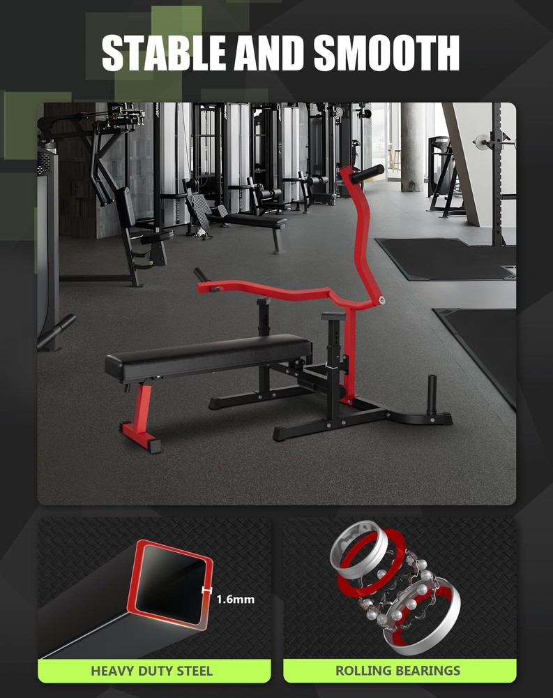 Chest Press Machine, 1250Lbs Multi-Functional Adjustable Bench Press Machine New