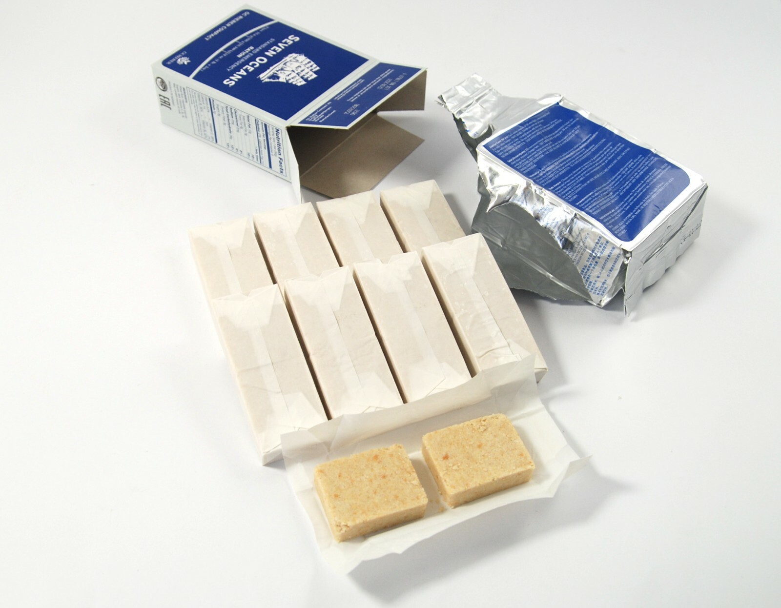 HALAL 2x BOX 500g EMERGENCY FOOD RATION MEAL SURVIVAL BISCUITS SEVEN OCEANS MRE