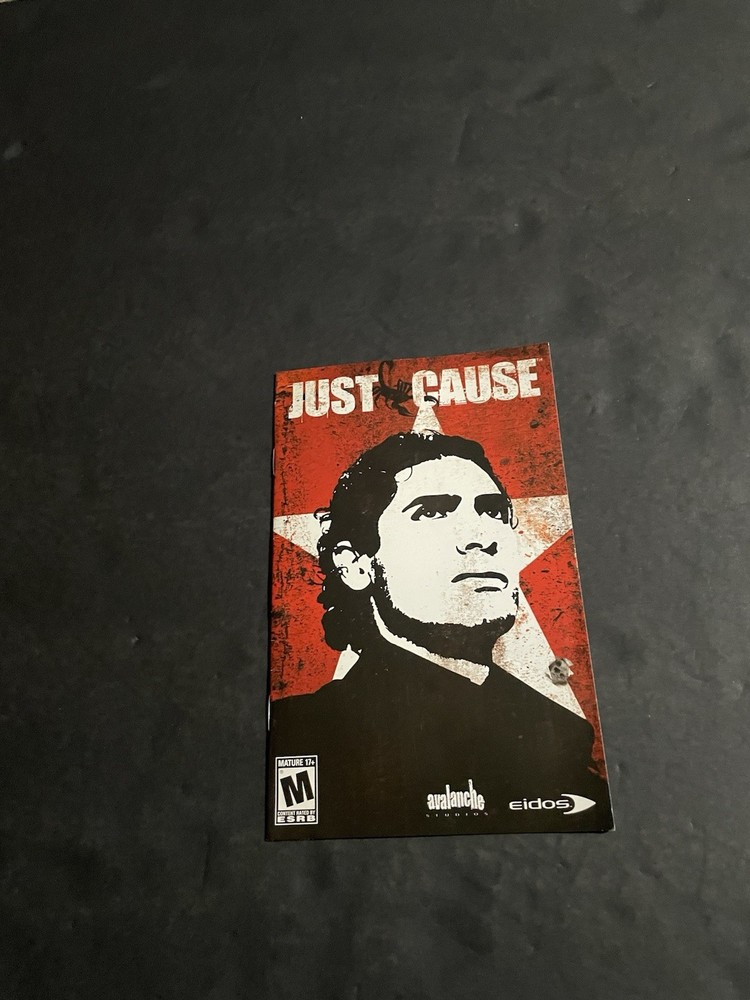 just cause ps2 Manual Only