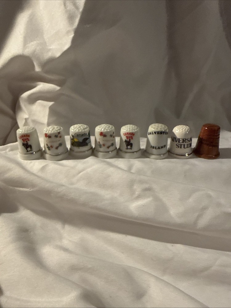 Vintage Travel Thimbles (8)