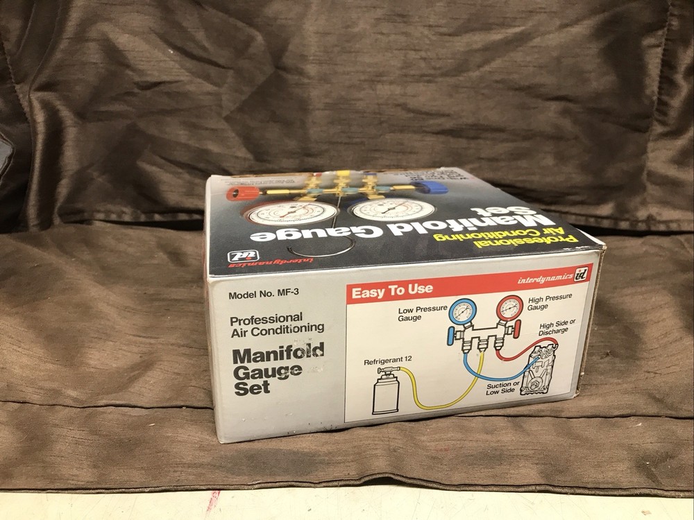Interdynamics Professional Air Conditioning Manifold Gauge Set