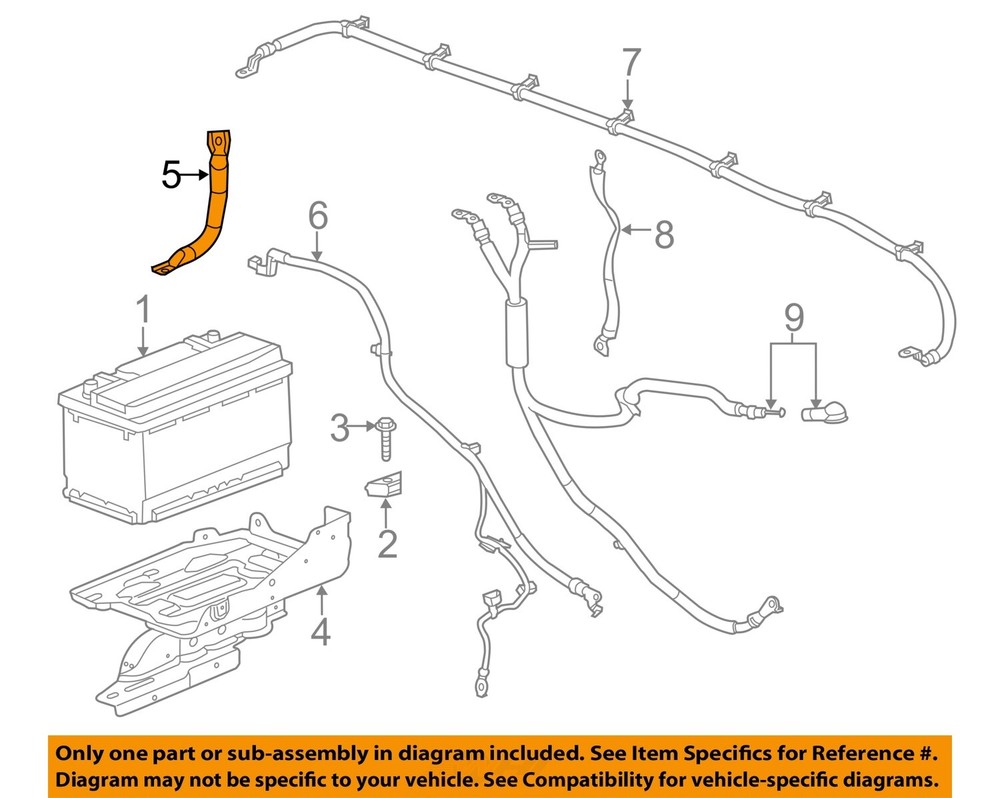 GM OEM Battery-Support 22829070